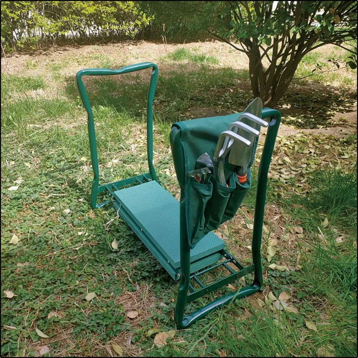 정원 무릎과 좌석